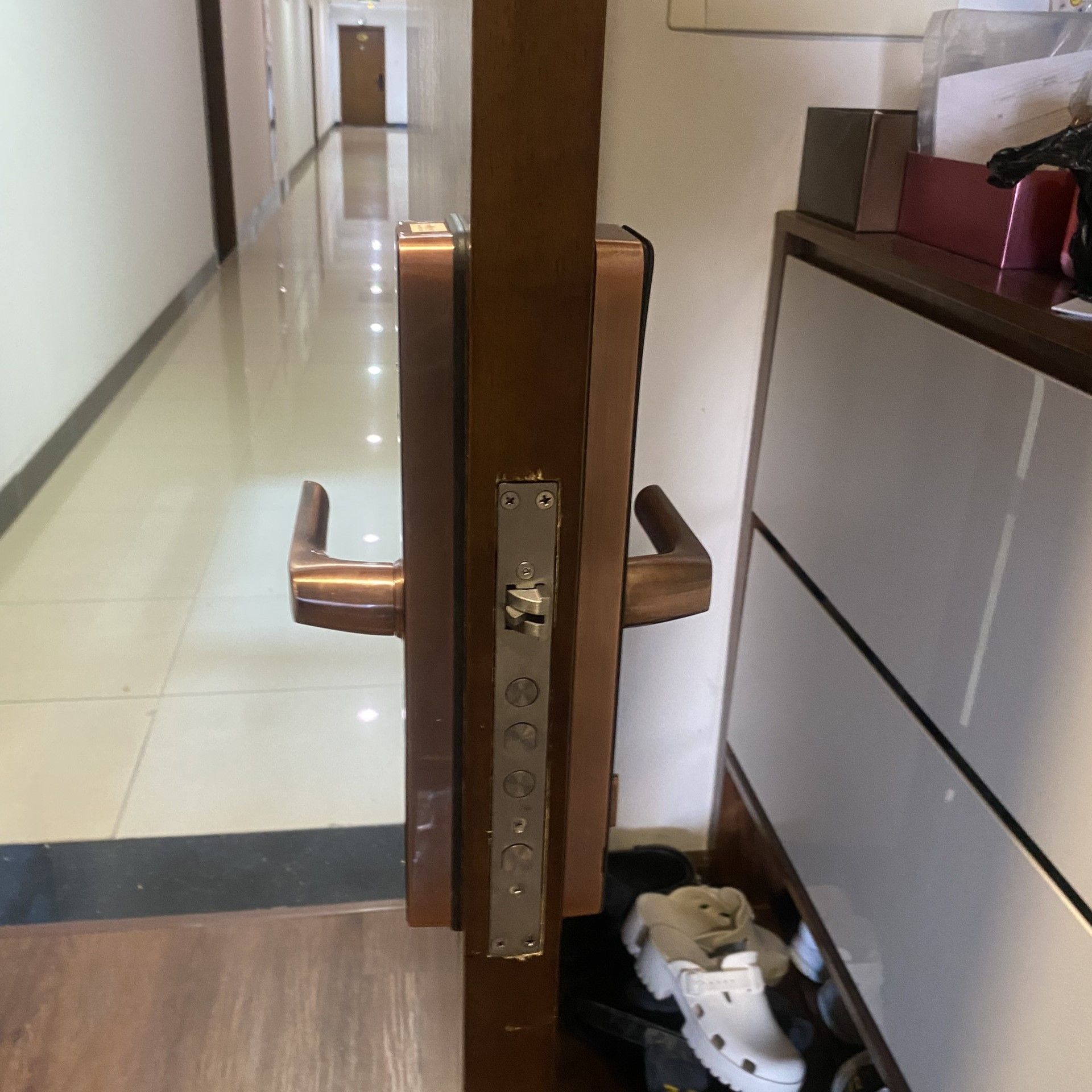 Thân khóa mortise cửa gỗ